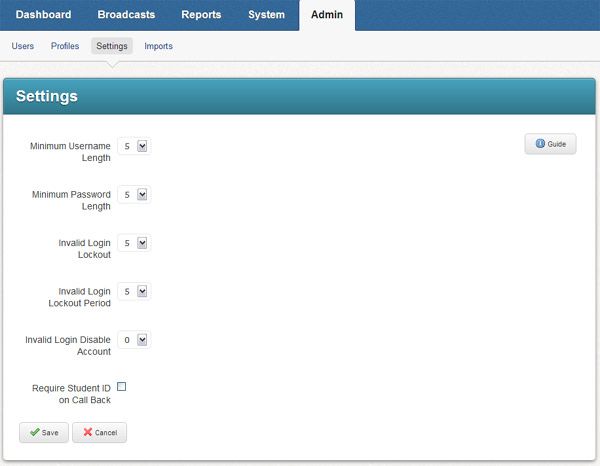 The Security Screen. The Security Screen.