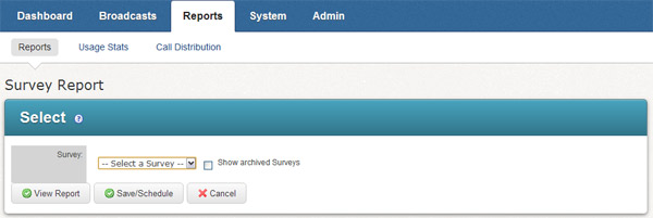 Creating a Survey Report with the Report Builder.